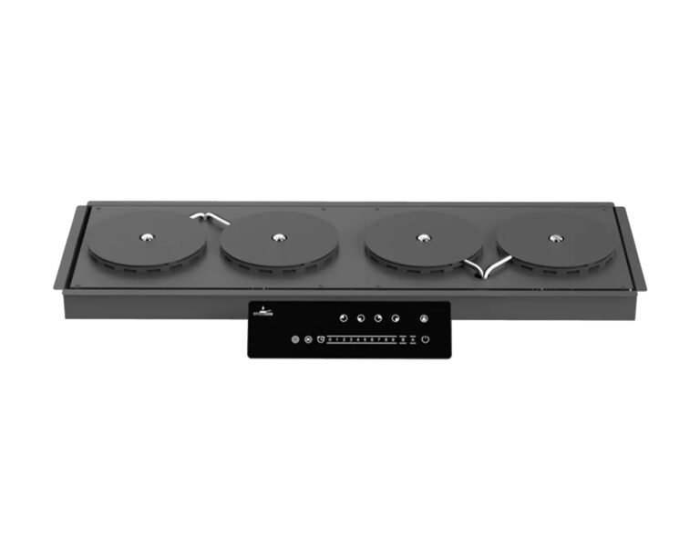4 Burner Straight Row 220V Unit